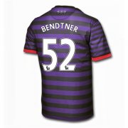 12/13 Arsenal #52 Bendtner Away Soccer Jersey Shirt