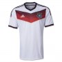 2014 Germany #8 OZIL Home White Soccer Jersey Shirt