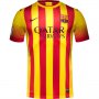 13-14 Barcelona #4 FABREGAS Away Soccer Jersey Shirt