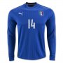 Italy Home Soccer Jersey 2016 EL SHAARAWY #14 LS