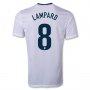 2013 England #8 LAMPARD Home White Jersey Shirt