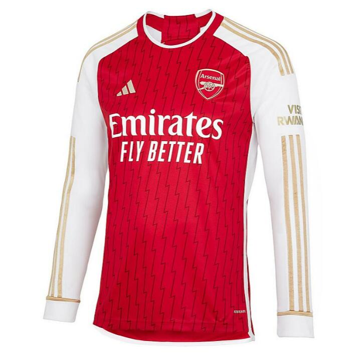 Arsenal Long Sleeve Home Soccer Jerseys 2023/24 | Arsenal | Benz7 ...
