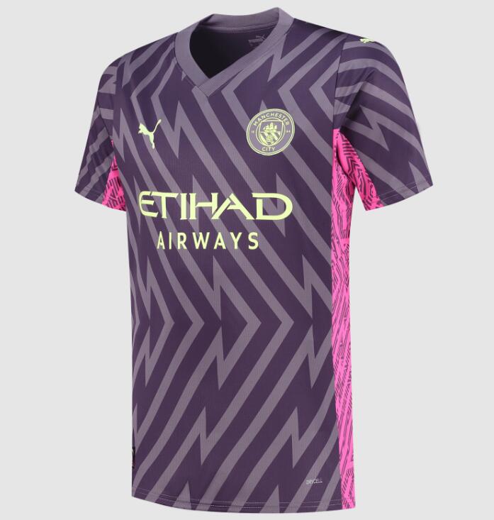 Manchester City Goalkeeper Purple Soccer Jerseys 2023/24 | Manchester ...