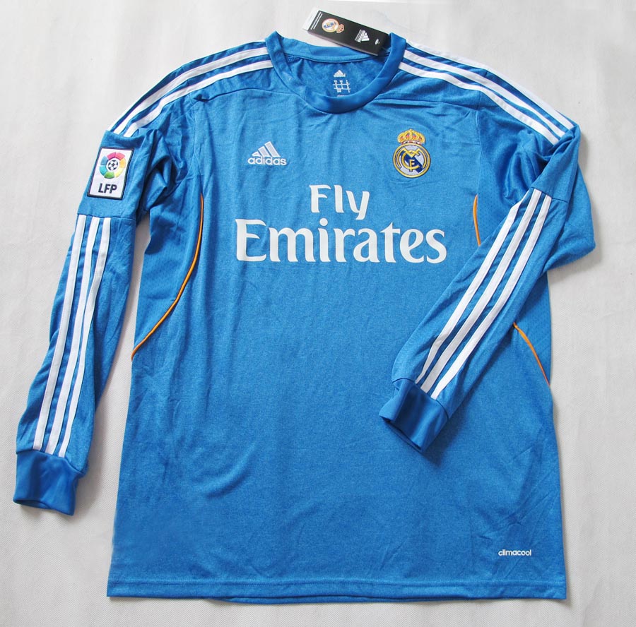 real madrid long sleeve jersey