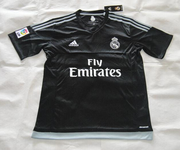 real madrid black away kit